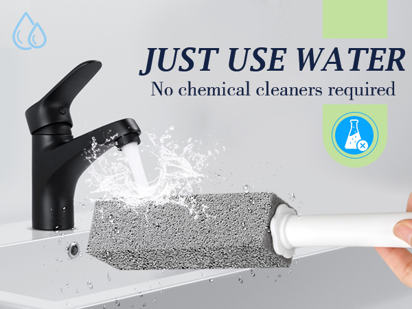 easy cleaning with water