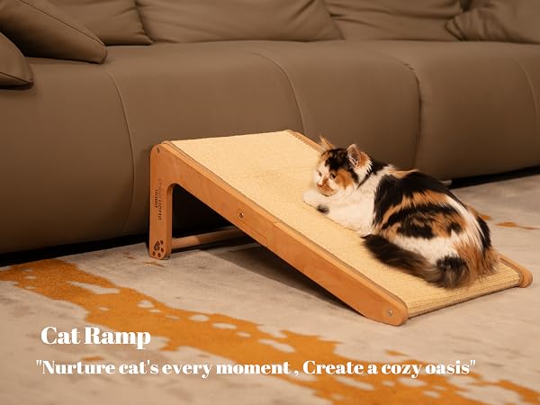 sisal cat scratcher ramp