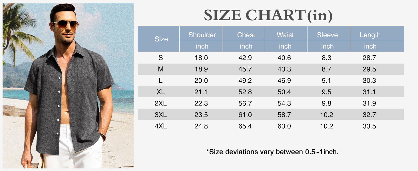 specialty US sizes