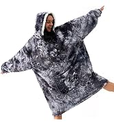 Eheyciga Wearable Blanket Hoodie, Shaggy Faux Fur with Big Handy Pockets and Sleeves for Adult as...