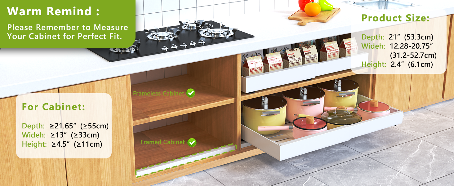cabinet roll out drawers