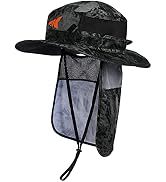 KastKing UPF 50 Boonie Hat Fishing Hat with Removable Neck Flap Sun Hats for Men