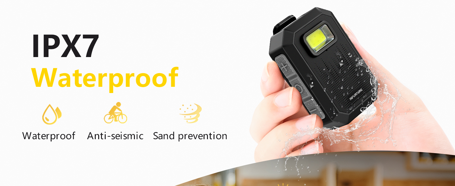 Waterproof Clip-On Portable Speaker