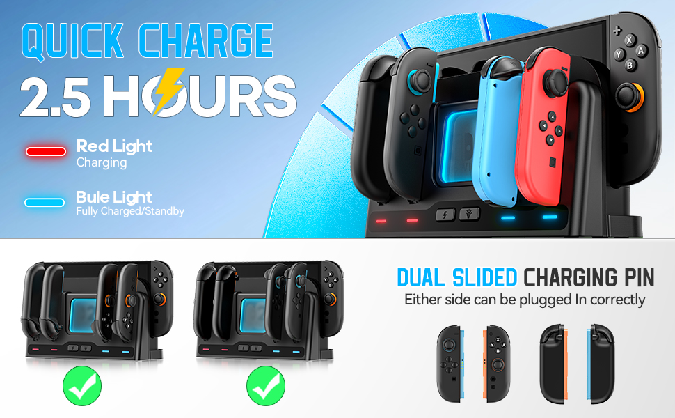 switch joycon charger