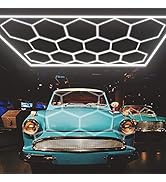LZHOME LED Hexagon Garage Light - Super Bright 900W 108000LM Car Detailing Shop LED Ceiling Light...