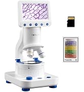 TOMLOV DM302K Microscope for Kids & Student, Beginner Digital Microscope with 4.3" Screen, WiFi P...