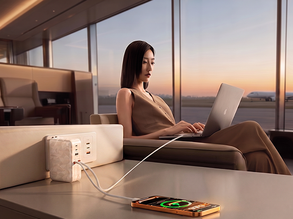 retractable usb c fast charger wall plug