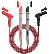 SWANLAKE 2-Piece Multimeter Test Probes, CAT III 1000V 20A Multi Meter Test Leads Kit, Ultra-Shar...