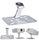 Projector Stand Table, Desktop Foldable Stand, Projector Ceiling Wall Mount, Easy Setup with 180-...