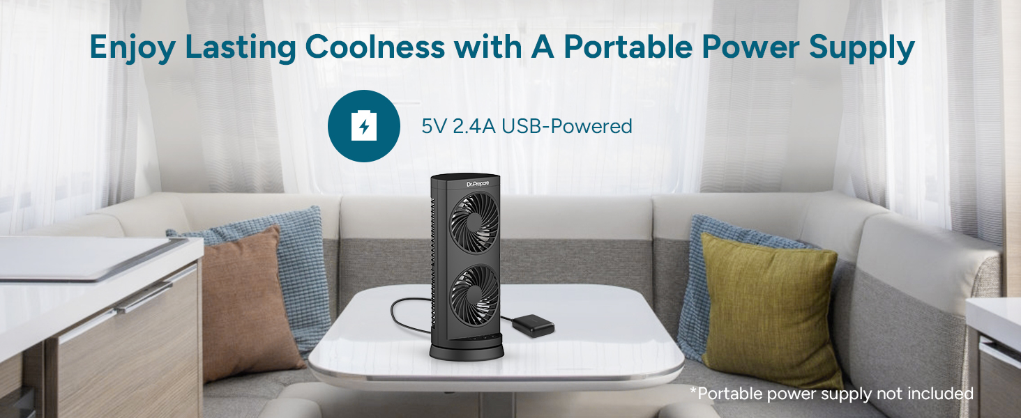 Enjoy Lasting Coolness with A Portable Power Supply