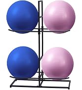 Medicine Ball Rack, Stabilising Ball Rack, Yoga Ball Holder Exercise Ball Holder Equipment Storag...