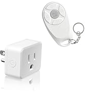 Greencycle Remote Control Outlet,Wireless Light Switch and Outlet Plug,Remote Outlets Switch,No W...