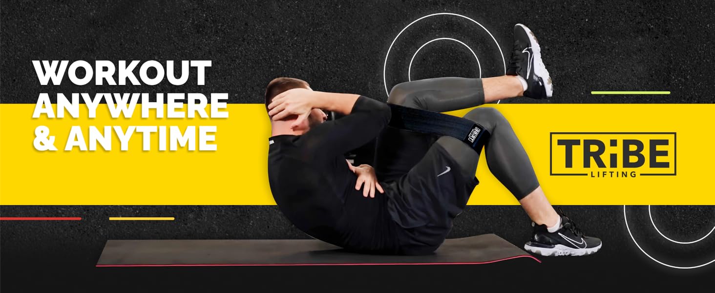 Colors of Tribe Lifting Leg Resistance Bands for Working Out