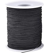 LUSTEMBER Elastic String for Bracelets, 1 mm x 110 Yards Sturdy Stretchy Elastic Cord for Jewelry...