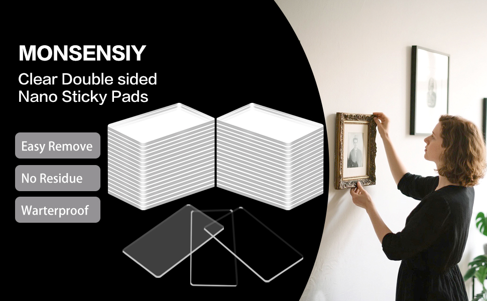 Nano double sided adhesive pads