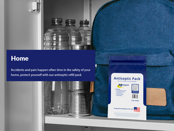 home backpack accident protection safety antiseptic water closet bathroom