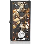 JUSTPRO Overdrive Guitar Pedal, Ultimate Overdrive Electric Guitar Effect Pedal Single Type DC 9V...