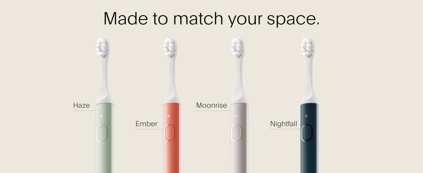 different colours to match your space