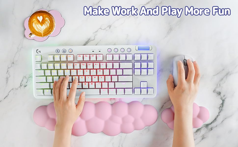 Cloud Wrist Rest Set