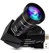 ELP 4K USB HDMI USB Camera Manual Zoom Webcam Variable Focus PC Camera Mini Close-up Camera for C...