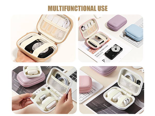 CAMKORY DC403 FHD 1080P Digital Point and Shoot Vlogging/ SD Card, Travel Carry Cases Bag