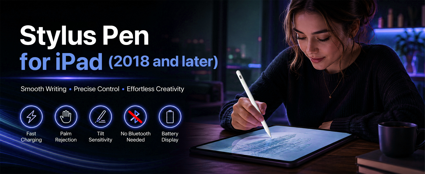 stylus pen for ipad 2018 and later