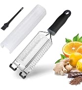 3 in 1 Cheese Grater Zester Citrus Lemon 304 Stainless Steel Zester Versatile Sharp Tool for Parm...