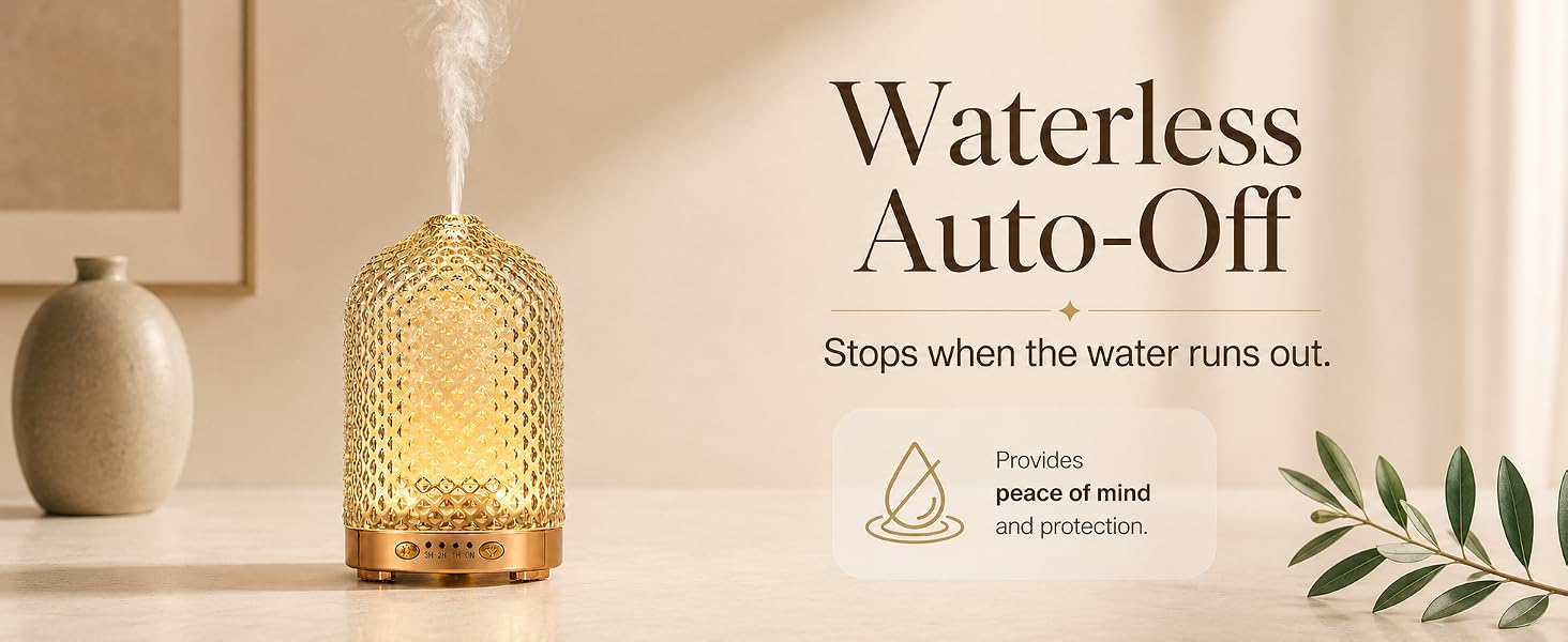 Dimond glass waterless auto-off desktop