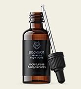 Black Wolf 100% Pure Argan Oil - Moisturizing & Rejuvenating Cold-Pressed Argan Oil for Hair, Fac...