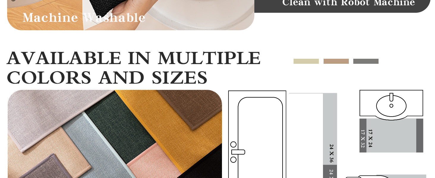 quick dry bath mat