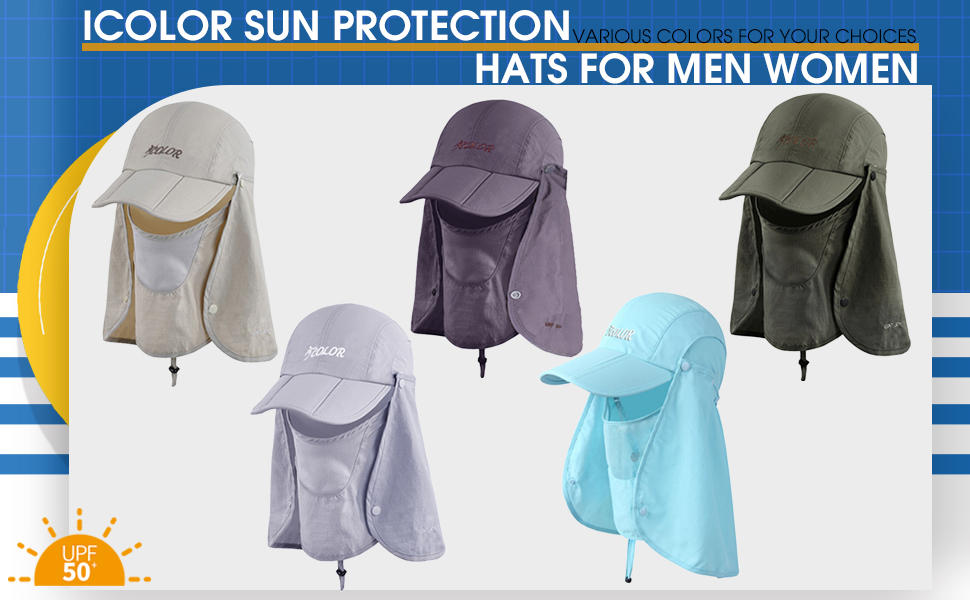 icolor golf sun hats for men ponytail sun hats for women