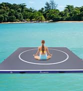 ACOMUZI Inflatable Wrestling Mat 13FT/10FT/5FT, Portable Jiu Jitsu Mats Wrestling Mat for Home, O...