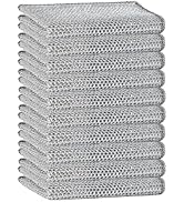 Reuseable Cleaning Cloth,Soft Wire Dishwashing Rags ,Double layer multi-purpose anti-scratch stee...