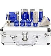 SHDIATOOL Diamond Drill Core Bits,Tile Drilling Core Hole Saw Cutter Beveling Chamfer for Porcela...