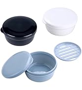Travel Soap Case, Travel Soap Container, Camping Essentials, Bar Soap Holder for Shower, Round Se...
