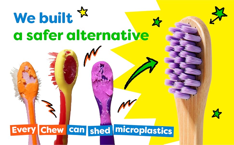 Dr. Noah built a safer alternative to plastic toothbrushes.