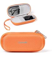 Luxtude Double Glasses Case, Double Eyeglass Case Travel Sunglass Organizer | Glasses Case Hard s...
