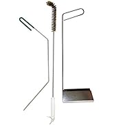 FryOilSaver Co, Fryer Cleaning Tools 3 Piece Set, Deep Fryer Cleaning Rod, High Temp Bristle Frye...
