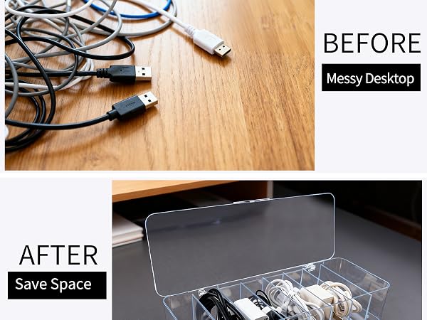4 Pack Cable Storage Organizer
