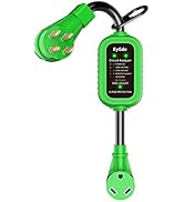 EyGde 50 Amp to 30 Amp RV Adapter with Surge Protector