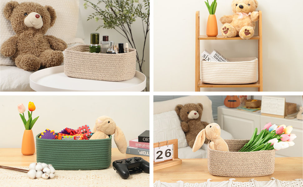 Jewelry storage, cosmetics storage, snacks storage, baby storage basket, toy basket