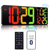 CYMHCHL Large Digital Wall Clock 17.2