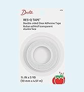 Dritz Adhesive Res Q Tape, 3/4-Inch x 5-Yards, Clear