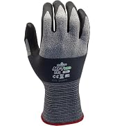 SHOWA Foam Nitrile Palm Coated General Purpose Work Glove with Microfiber Liner