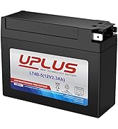 Motorcycle Battery YT4B-BS, UPLUS LT4B-5 High Performance & Maintenance Free - AGM Batteries Repl...