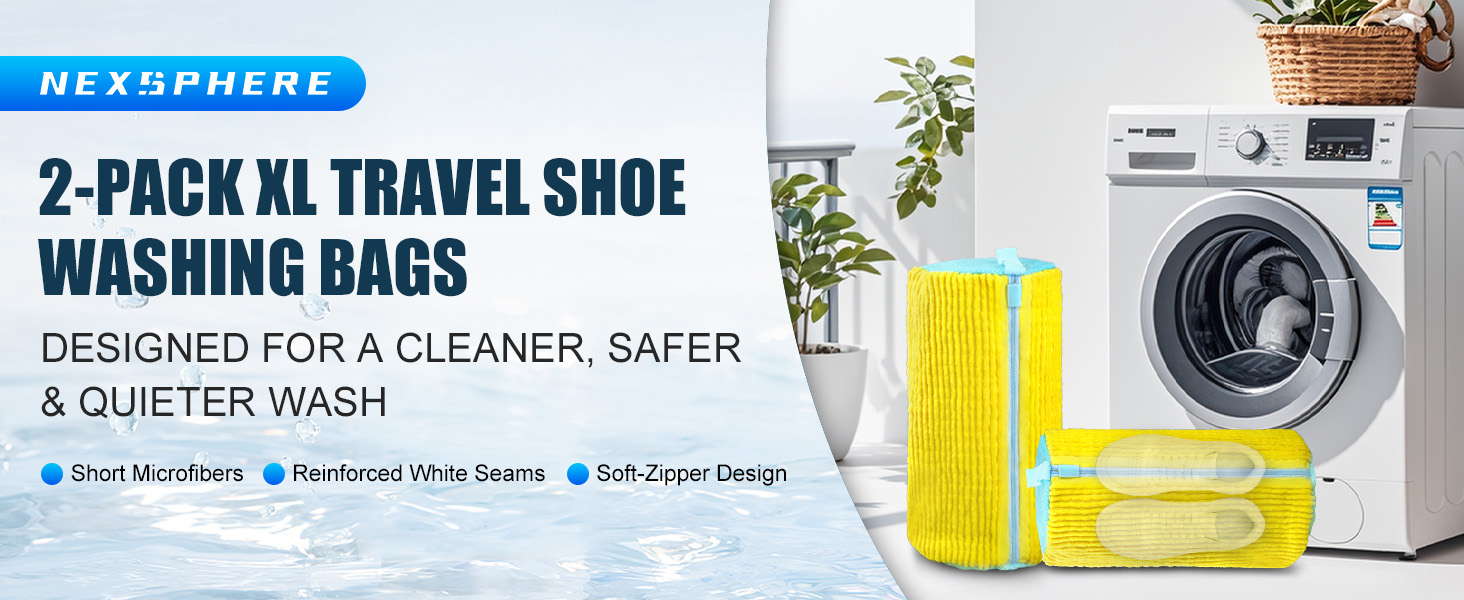 shoe washing bag