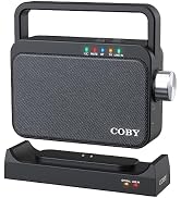 Coby Wireless Digital Hearing Amplifier TV Audio Speaker for Hard of Hearing - Portable TV Listen...