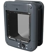 Closer Pets Microchip Activated Cat Flap for up to 30 Cats, Exclusive Entry, Fast Installation, E...
