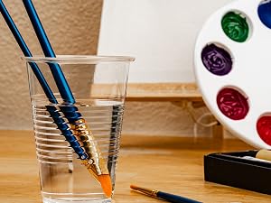water color paint, watercolor paint tubes, paint brushes for acrylic painting, oil paint brushes