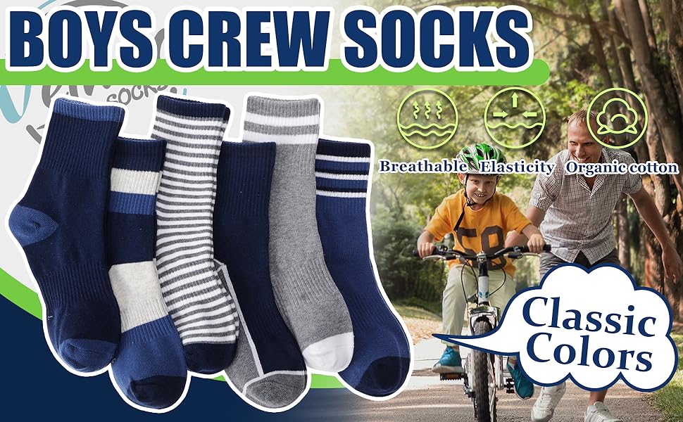 Welwoos Kids Sports Cotton Socks
